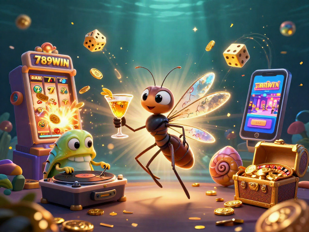 Experience thrilling gameplay with 789WIN's vibrant casino scene featuring a lively atmosphere.
