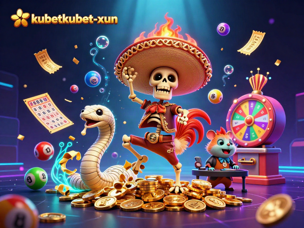 Engage with exciting kubetkubet-xun lottery action featuring vibrant characters and dynamic gaming elements.