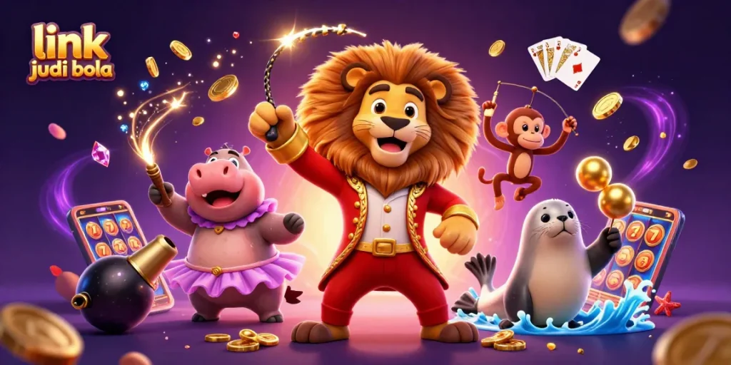 Place your bets on link judi bola with engaging characters and lively gambling elements.